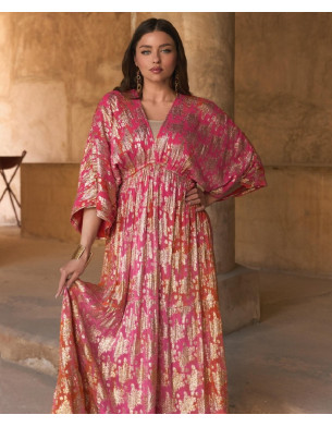 Lame shimmer kaftan